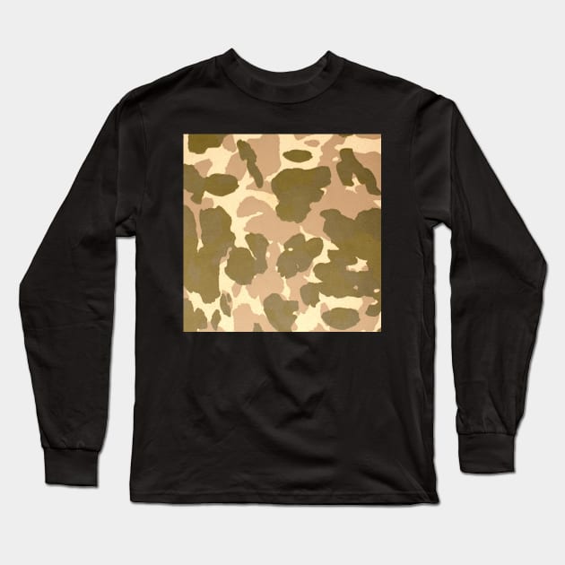 Desert camouflage pattern Long Sleeve T-Shirt by homydesign